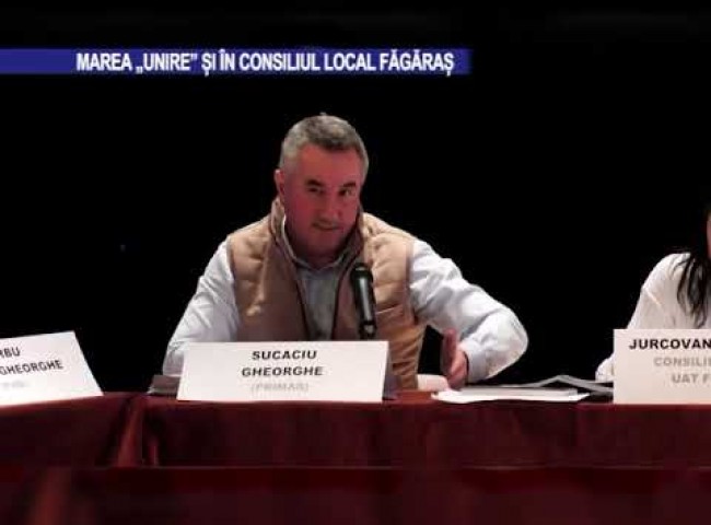 Marea „unire” si in Consiliul Local Fagaras – 2 decembrie 2022