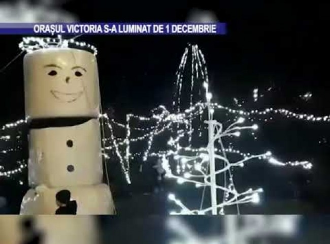 Orasul Victoria s-a luminat de 1 Decembrie – 2 decembrie 2022