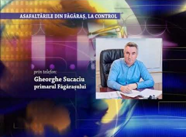 Asfaltările din Făgăraș, la control – 27 martie 2023